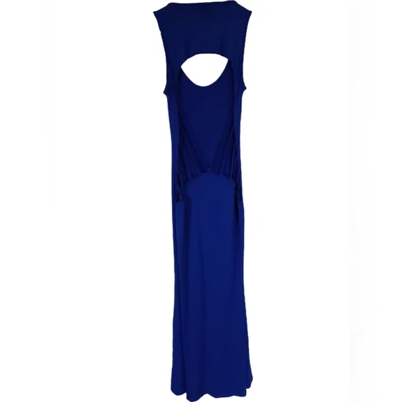 Bodycon Maxi Dress with Open Back Design - Size (M) - Picture 4 of 5